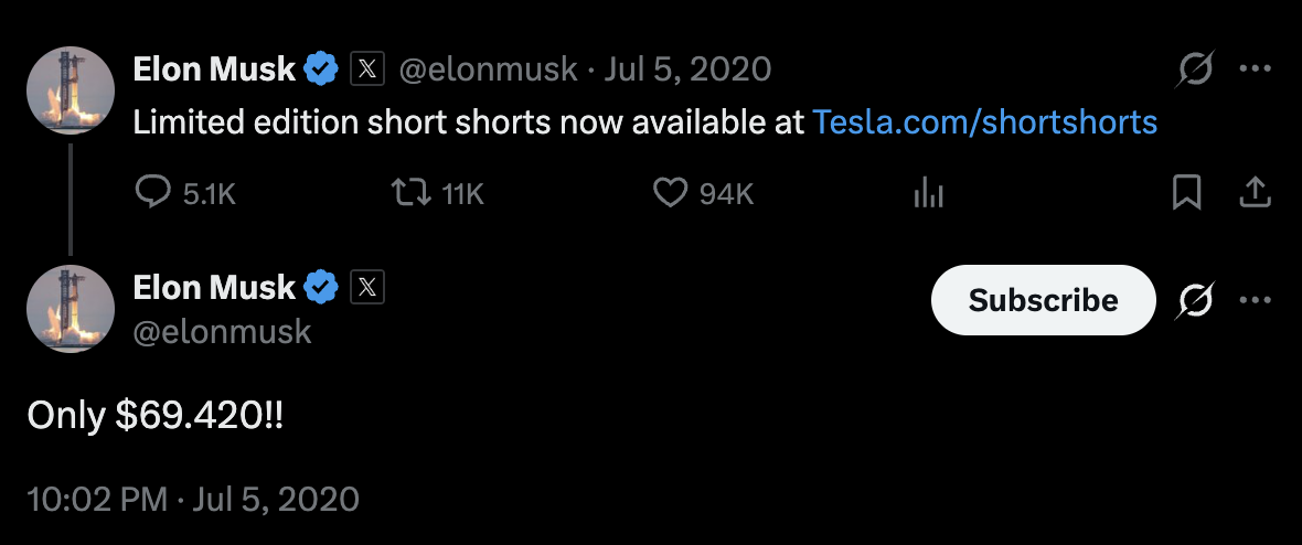 Transmission 002 — Elon Musk tweet