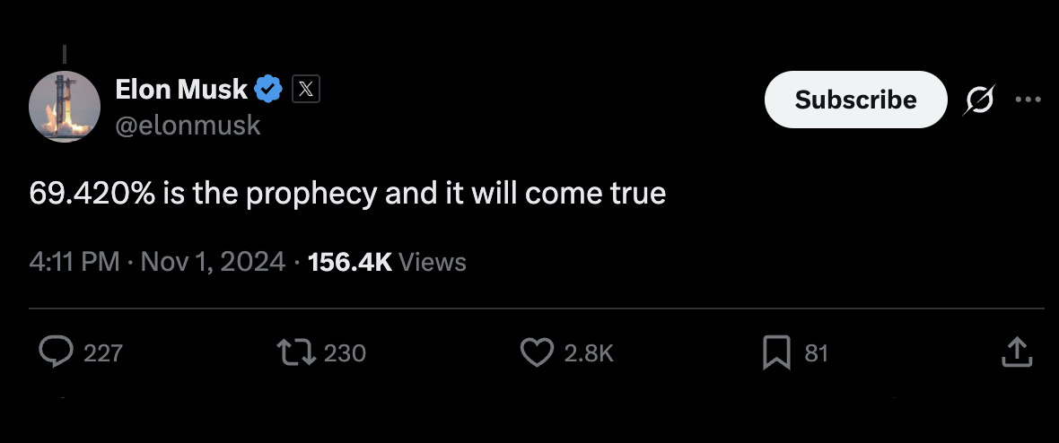 Transmission 004 — Elon Musk tweet